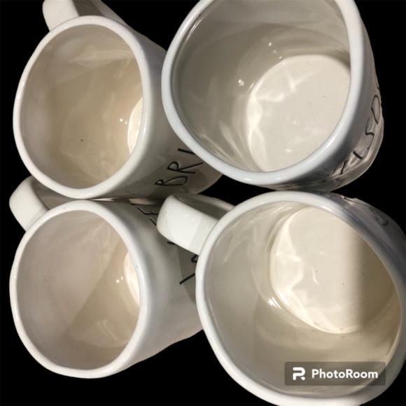 Rae Dunn Artisan Collection of 4 Mugs Wifey, Wisdom, Bae, Bridesmaid - Picture 3 of 3